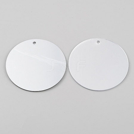 Acrylic Mirror Pendants FIND-WH0417-82B-1