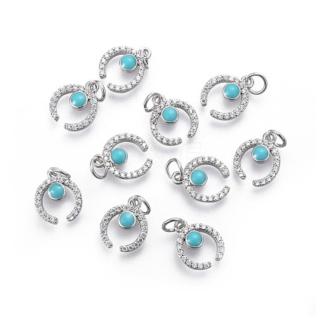 Brass Charms KK-F783-08P-1