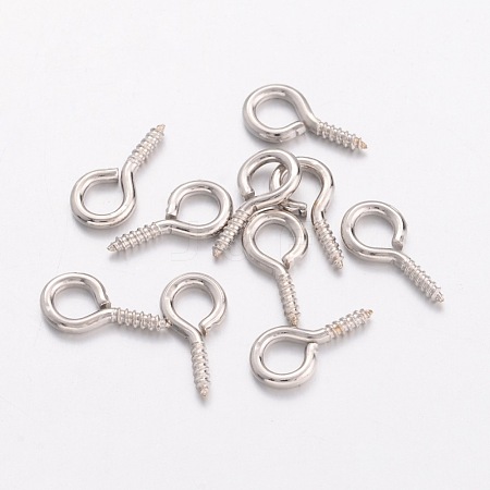 Iron Screw Eye Pin Peg Bails E563Y-1