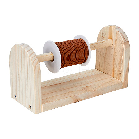 Rotatable Wooden Yarn Skein Spinner DIY-WH0504-104B-1