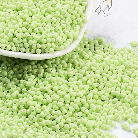 Baking Paint Glass Seed Beads SEED-A033-05S-1