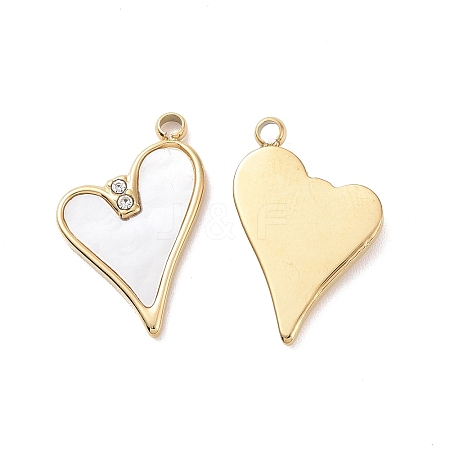 Natural White Shell Pendants STAS-J400-29G-1