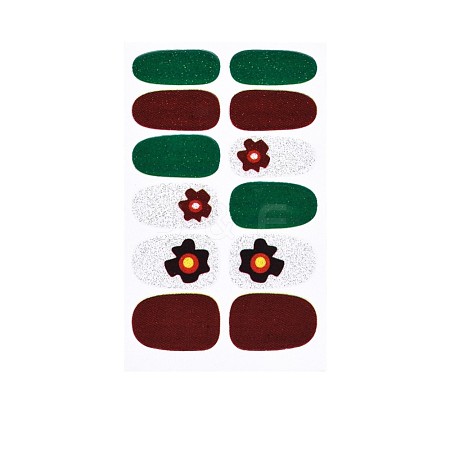 Avocados & Strawberries & Flowers Full Cover Nail Art Stickers MRMJ-T109-WSZ604-1