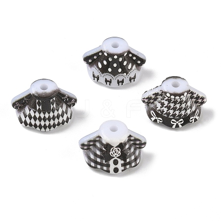 Printed Opaque Acylic Beads AC-CBAE004-07-1