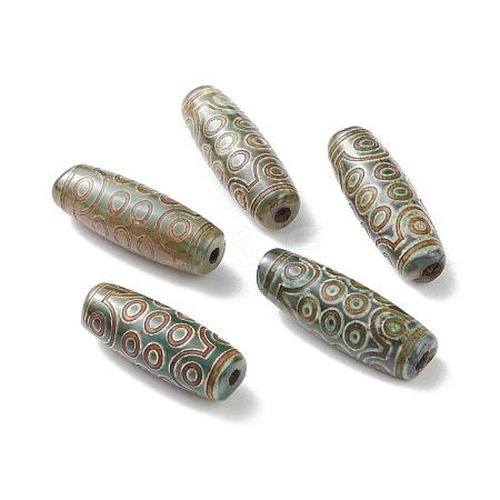 Tibetan Style dZi Beads X-TDZI-E004-20-1