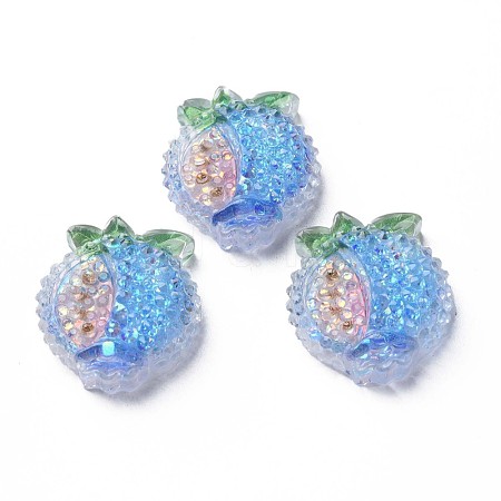Transparent Epoxy Resin Cabochons CRES-S365-14-1