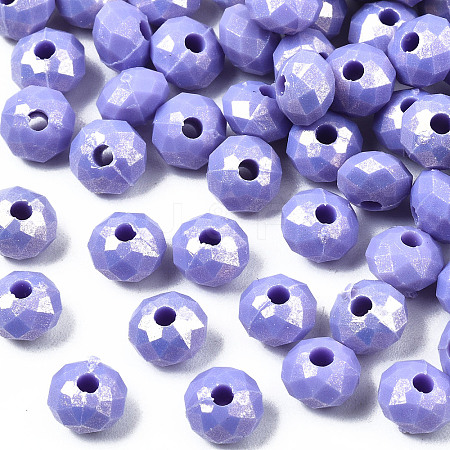 Spray Painted Acrylic Beads MACR-S280-03A-1
