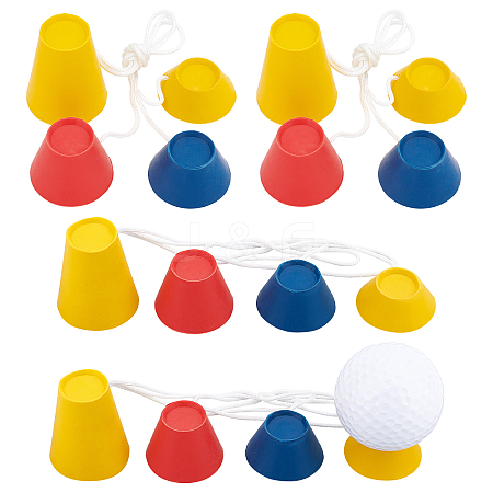 CHGCRAFT 4 Sets Plastic Golf Tee Set AJEW-CA0001-67-1