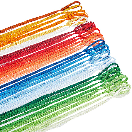 32 Skeins 4 Colors Mulberry Silk Embroidery Floss OCOR-CY0003-07-1