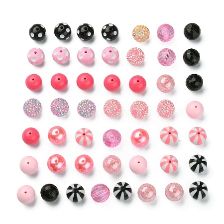 Acrylic Beads Set FIND-WH0038-83A-1