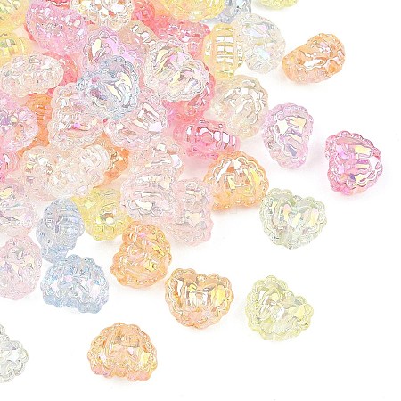 UV Plating Transparent Acrylic Pendants MACR-K361-50-1