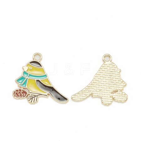 Alloy Enamel Pendants ENAM-E569-04-1