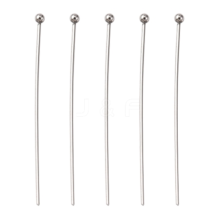304 Stainless Steel Ball Head Pins STAS-K146-045-40x0.7mm-1