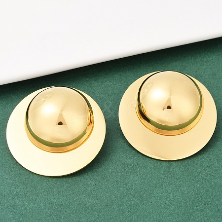 304 Stainless Steel Stud Earrings EJEW-S265-05G-1