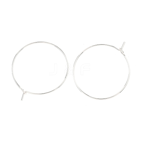 SHEGRACE Brass Hoop Earring Findings XGRPCH918-218P-1