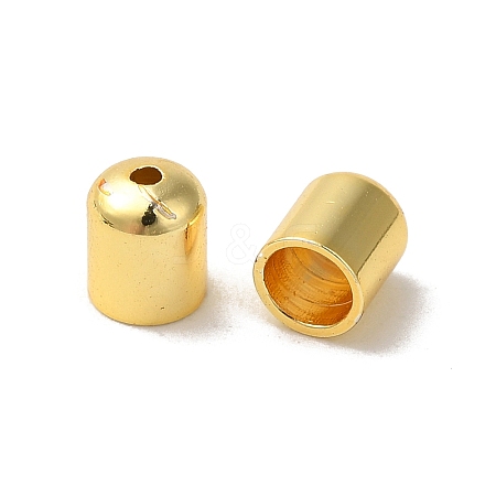 Rack Plating Brass End Caps KK-F873-17G-1