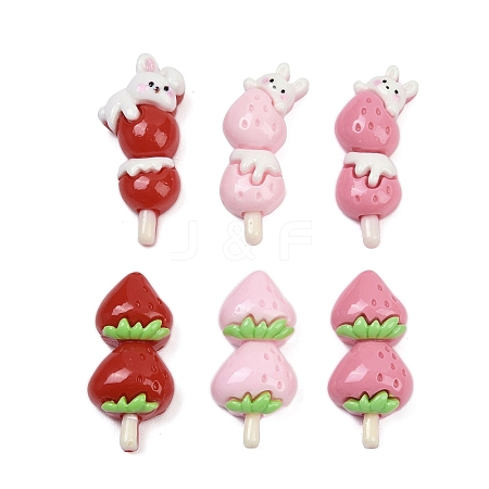 Opaque Resin Cabochons CRES-D303-01-1