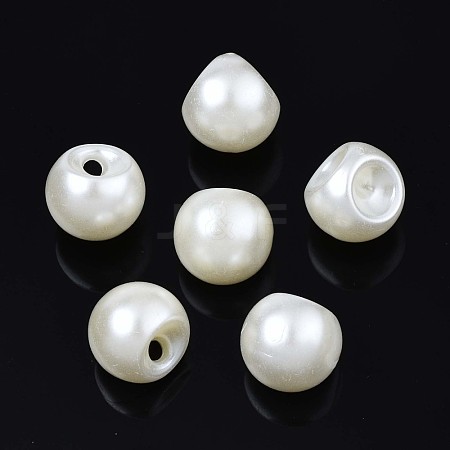 Acrylic Imitation Pearl Charms OACR-N134-002A-01-1