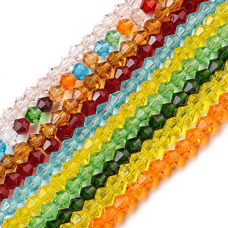 Transparent Glass Beads Strands EGLA-A039-T4mm-D-M-1