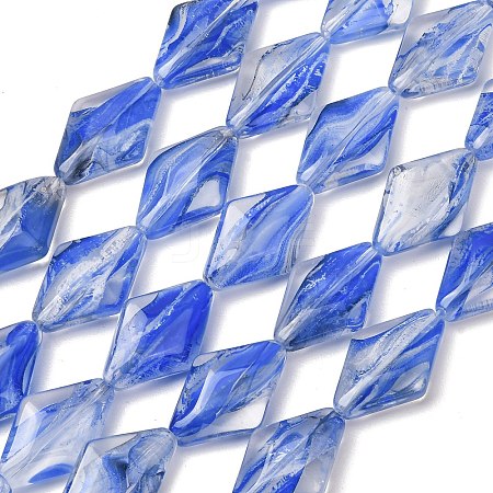 Transparent Handmade Lampwork Beads LA-CBAF0C8-02F-1