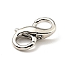 Brass Double Opening Lobster Claw Clasps KK-G416-53P-2