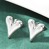 Non-Tarnish 304 Stainless Steel Heart Stud Earrings for Women X-EJEW-F300-09P-6