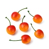 Mini Foam Imitation Cherries DIY-WH0030-27B-1