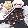 Pointed Back Glass Rhinestone Cabochons RGLA-OC0001-03D-7