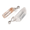 Natural Quartz Crystal Pendants G-K377-01P-2