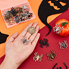   20Pcs 5 Colors Halloween Alloy Pendants FIND-PH0004-97-7