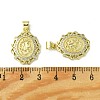 Brass Micro Pave Cubic Zirconia Pendants KK-H472-53K-G-3
