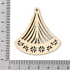 Hollow Wood Big Pendants WOCR-PW0003-83I-2