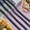 1 Roll 2-Layer Nylon Pleated Elastic Lace Trim OCOR-GF0003-73B-4