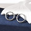 Tarnish Resistant 304 Stainless Steel Hoop Earrings EJEW-P177-P-08-1