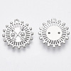 Brass Micro Pave Cubic Zirconia Pendants KK-R130-002-NF-2