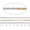 Two Tone 304 Stainless Steel Boston Link Chains CHS-G050-08GP-2