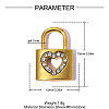 304 Stainless Steel Rhinestone Pendants STAS-OY015-43G-2