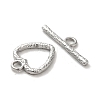 Non-Tarnish 304 Stainless Steel Toggle Clasps STAS-C091-01P-3