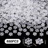 600Pcs Transparent Acrylic Beads MACR-UN0001-09-3