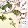 6Pcs 6 Styles Baking Paint Alloy Lapel Pins for Backpack Clothes JEWB-CJ0003-02-3