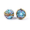 Handmade Lampwork Bumpy Beads LAMP-T022-05D-3