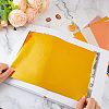 80Pcs 4 Colors A4 PET Stamping Hot Foil Paper DIY-FH0004-97-3