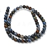 Natural Dumortierite Beads Strands G-F826-A01-4mm-4