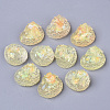 Transparent Epoxy Resin Cabochons LS-CRES-T020-02D-1
