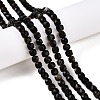 Natural Golden Sheen Obsidian Beads Strands G-N342-110-4