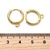Brass Hoop Earring Findings KK-C134-24G-3