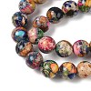 Dyed Natural Regalite/Imperial Jasper/Sea Sediment Jasper Beads Strands X-G-B124-C01-19-2