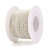 Iron & ABS Plastic Imitation Pearl Tennis Chains CH-Q006-01A-17-2