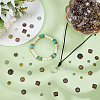300Pcs 15 Styles Tibetan Style Alloy 4-Petal Bead Caps TIBE-PA0001-21-4