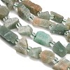 Natural Amazonite Beads Strands GG-CBA0B77-A25-02-3